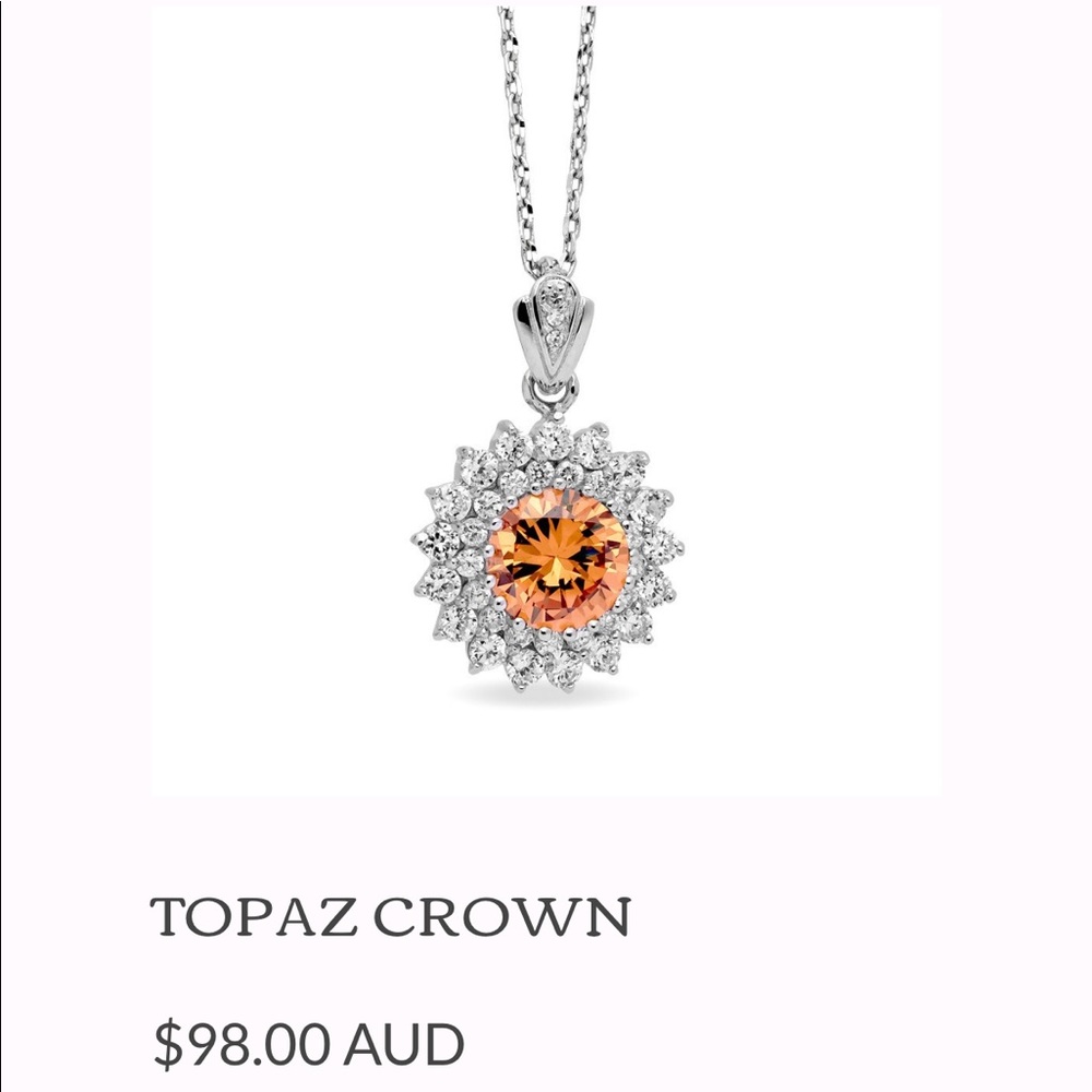 Pica Lela Topaz Necklace and Earring Set